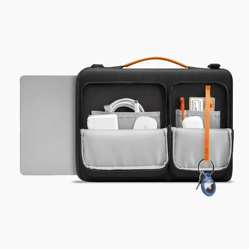 Tech-Protect Defender Bag THP4355 laptop bag 13-14", black/orange