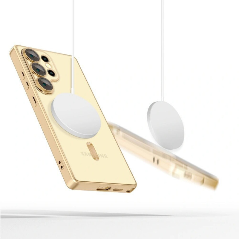 Tech-Protect MagFlex MagSafe Case for Samsung Galaxy S26+, Shiny Gold