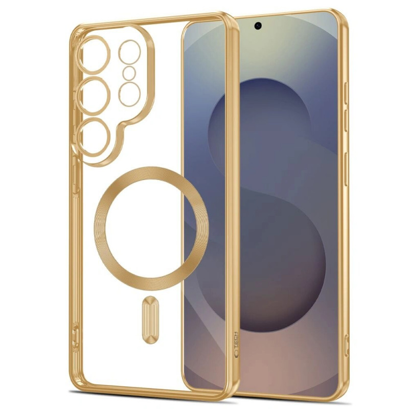 Tech-Protect MagFlex MagSafe Case for Samsung Galaxy S26 Ultra, Shiny Gold
