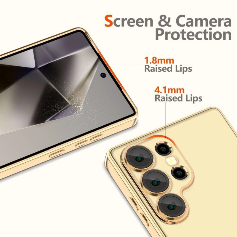 Tech-Protect MagFlex MagSafe Case for Samsung Galaxy S26 Ultra, Shiny Gold