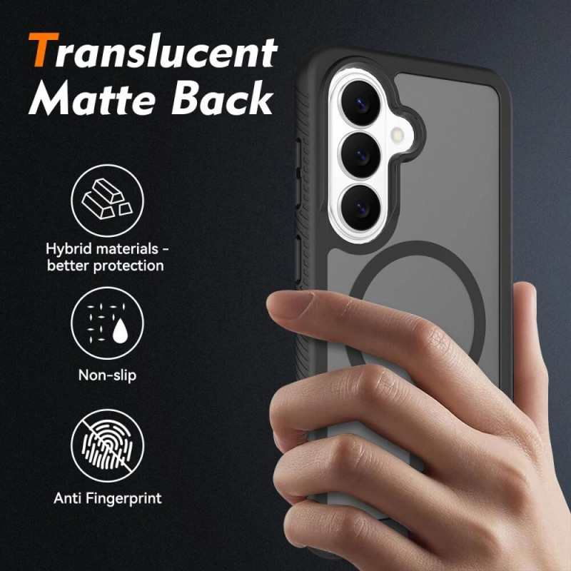Tech-Protect Defense MagSafe Case for Samsung Galaxy S26, Matte Black