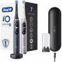 Braun Oral-B iO Series 9 Duo Electric Toothbrush Set, Black Onyx / Rose Quartz