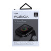UNIQ Valencia Case for Apple Watch Series 4/5/6/SE 44 mm, Gunmetal Grey