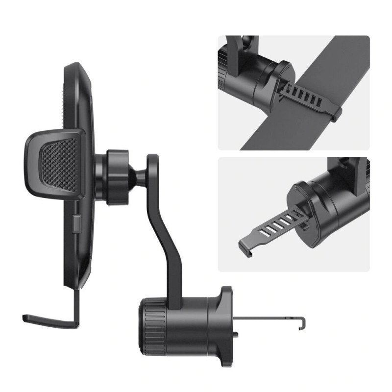 Tech-Protect V8 universal air vent car phone mount, black