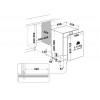 Whirlpool WH7ITD14C6N6 Built-in Dishwasher, 60 cm, 46 dB, 14 Place Settings