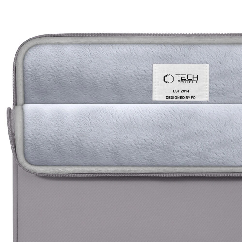 Tech-Protect Sleeve Laptop Sleeve 15-16", Crayon Grey