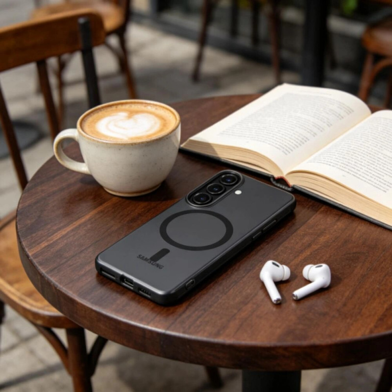 Tech-Protect MagSlim MagSafe Case for Samsung Galaxy S26, Matte Black