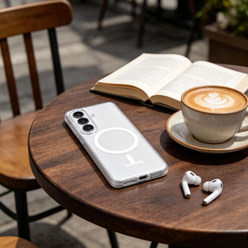 Tech-Protect MagSlim MagSafe Case for Samsung Galaxy S26, Matte Ice
