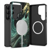 Tech-Protect Lamano MagSafe Case for Samsung Galaxy S26 Ultra, Black and Green