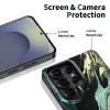 Tech-Protect Lamano MagSafe Case for Samsung Galaxy S26 Ultra, Black and Green