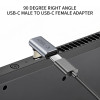 Tech-Protect UltraBoost AA02 USB-C Angled Adapter, Grey
