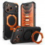 Supcase UB Grip Mag MagSafe Aramid Case for Apple iPhone 17 Pro Max / 18 Pro Max, Black/Orange