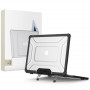Tech-Protect SmartShell Pro Case for Apple MacBook Air 13" (M2/M3/M4/M5) 2023-2025, Black/Clear