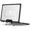 Tech-Protect SmartShell Pro Case for Apple MacBook Air 13" (M2/M3/M4/M5) 2023-2025, Black/Clear