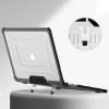 Tech-Protect SmartShell Pro Case for Apple MacBook Air 13" (M2/M3/M4/M5) 2023-2025, Black/Clear