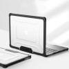 Tech-Protect SmartShell Pro Case for Apple MacBook Air 13" (M2/M3/M4/M5) 2023-2025, Black/Clear