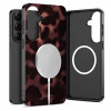 Tech-Protect Lamano MagSafe Case for Samsung Galaxy S26+, Brown and Black