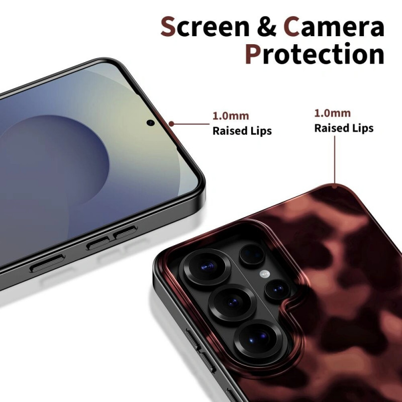 Tech-Protect Lamano MagSafe Case for Samsung Galaxy S26 Ultra, Brown and Black