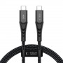 Tech-Protect UB11T Ultraboost USB-C / USB-C Cable, PD 100W, 100 cm, Black