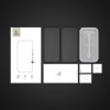 Tech-Protect Quick Set+ Tempered Glass Screen Protector for Apple iPhone 16 Pro, Black (2 pcs)