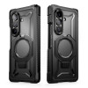 Supcase UB Grip Mag MagSafe Case for Samsung Galaxy Z Fold 8 with Tempered Glass and Privacy Glass, Black