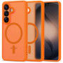 Tech-Protect Magmat MagSafe Case for Samsung Galaxy S26, Matte Orange