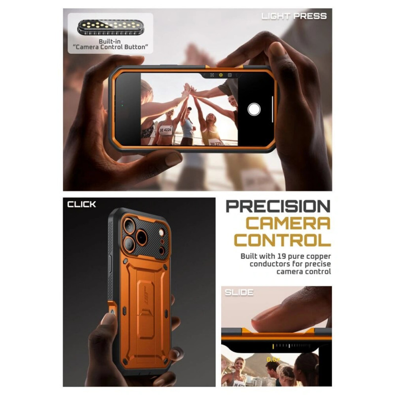 Supcase Unicorn Beetle Pro Case for Apple iPhone 17 Pro Max, Coral
