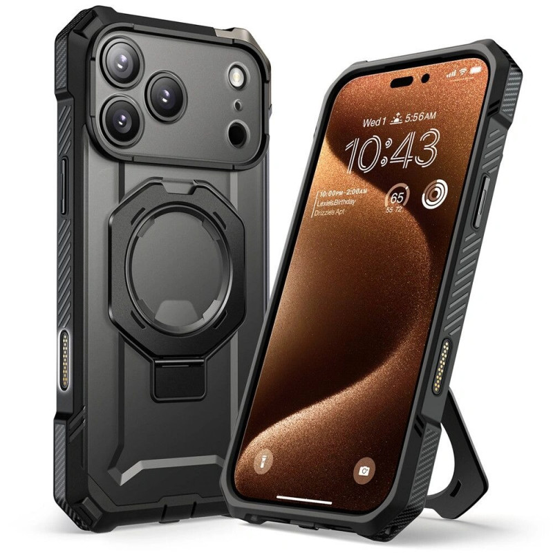 Supcase Unicorn Beetle Grip Mag MagSafe Case for Apple iPhone 17 Pro Max, Black