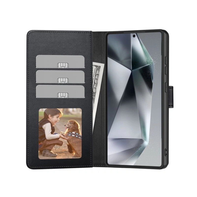 Tech-Protect Wallet Case for Samsung Galaxy A57 5G, Black, THP5244