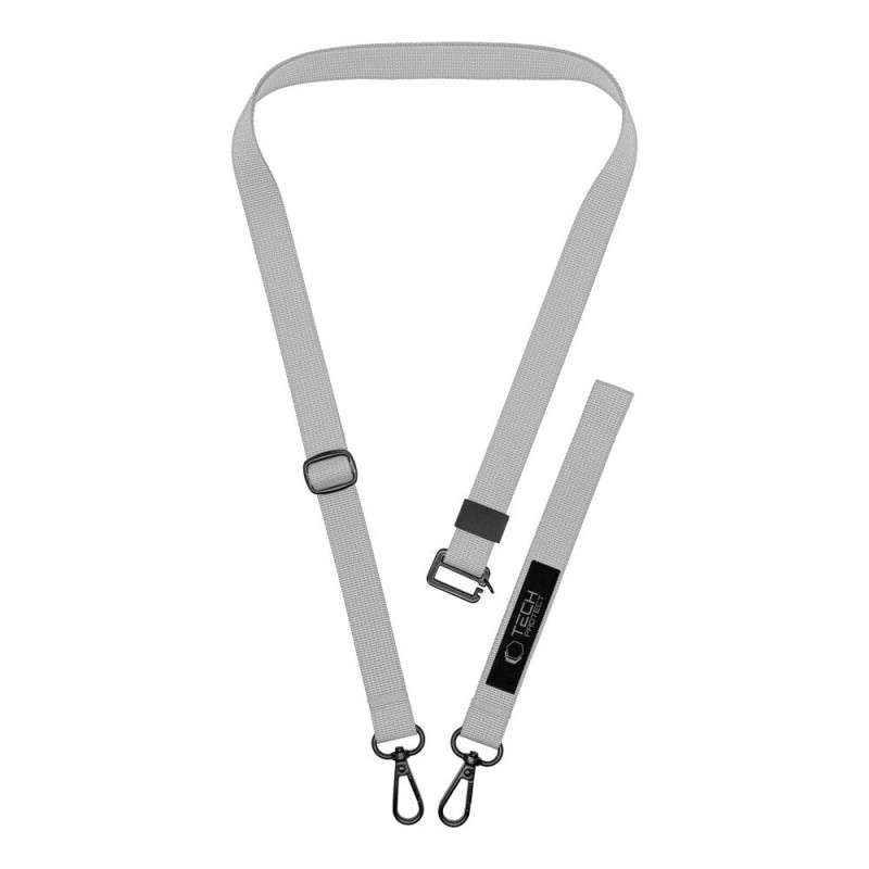 Tech-Protect C6S Rope Crossbody Crayon Grey Phone Lanyard Set