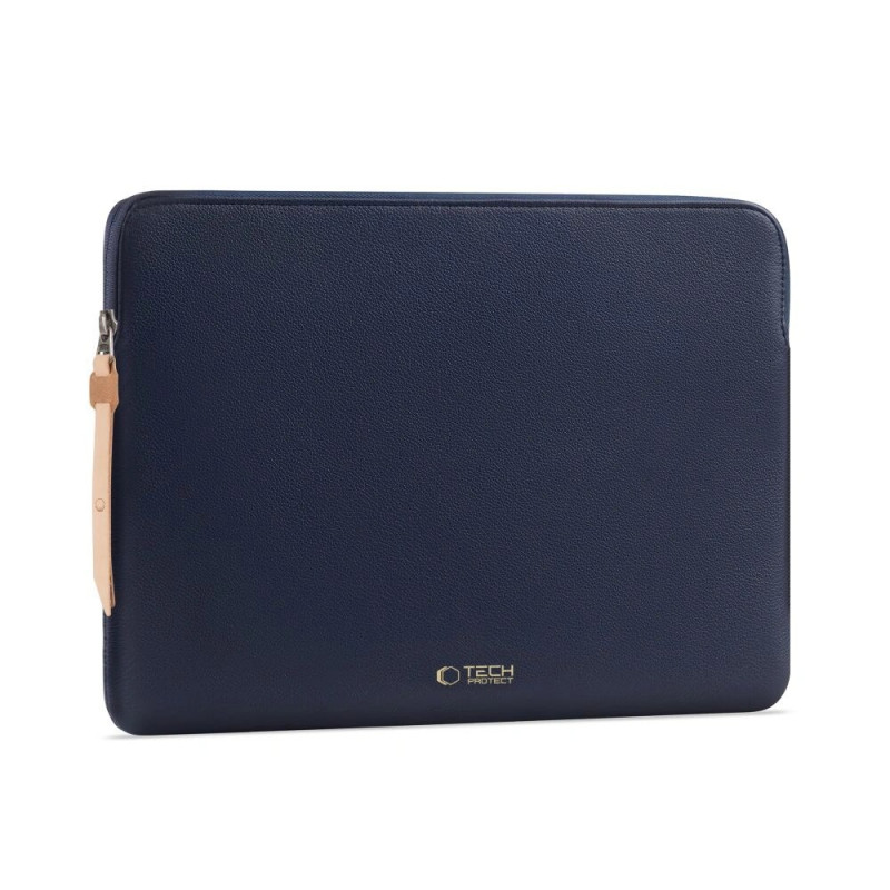 Tech-Protect Fleece Laptop Sleeve 15-16", Navy Blue