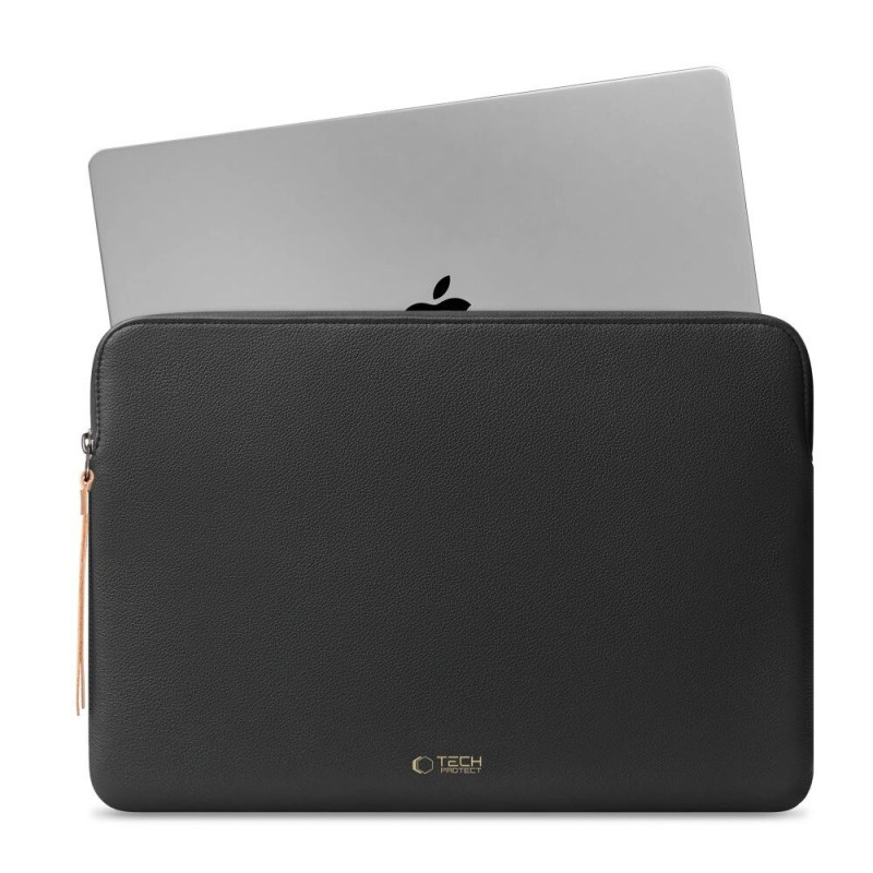 Tech-Protect Fleece Laptop Sleeve 15-16", Black