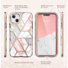 Supcase Cosmo Case for Apple iPhone 14 Plus / 15 Plus, Pink Marble