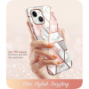 Supcase Cosmo Case for Apple iPhone 14 Plus / 15 Plus, Pink Marble