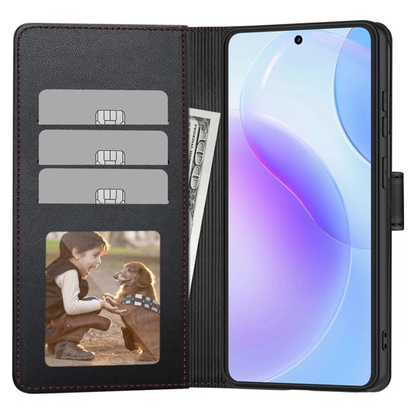 Tech-Protect Wallet Case for Samsung Galaxy A57 5G, Black/Red