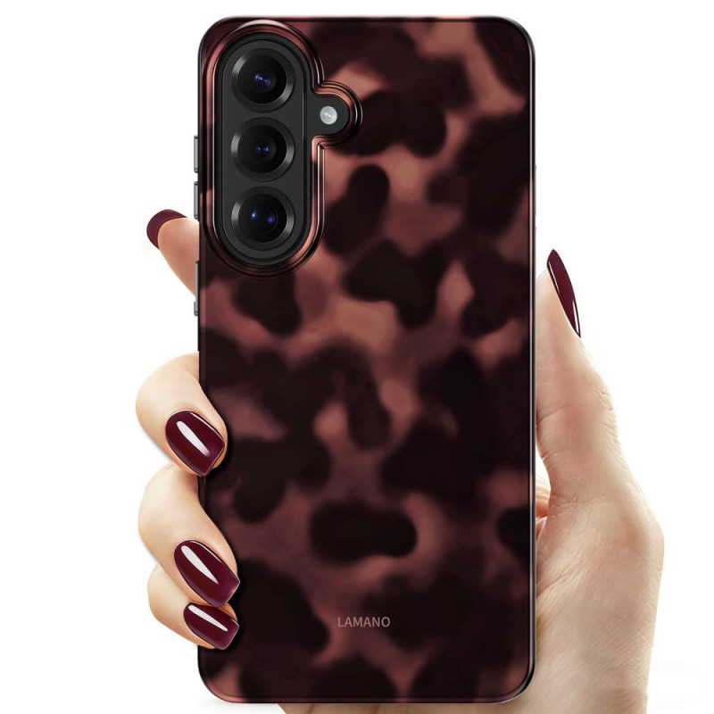 Tech-Protect Lamano MagSafe Case for Samsung Galaxy A57 5G, Black and Brown