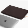 Tech-Protect Fleece Laptop Sleeve 13-14", Chocolate (Brown)