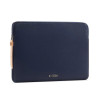 Tech-Protect Fleece Laptop Sleeve 13-14", Navy Blue