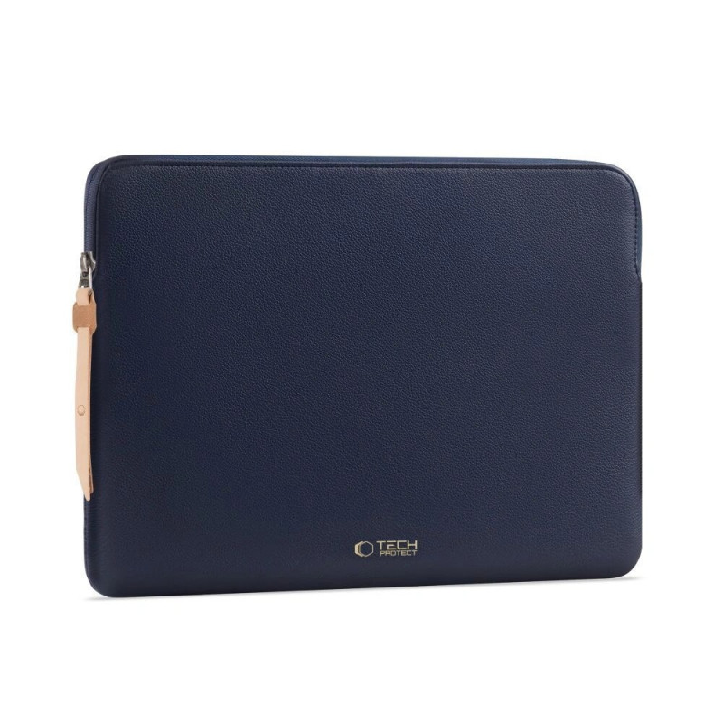 Tech-Protect Fleece Laptop Sleeve 13-14", Navy Blue