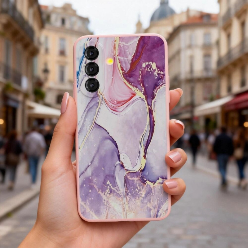 Tech-Protect Icon Case for Samsung Galaxy A37 5G, Marble