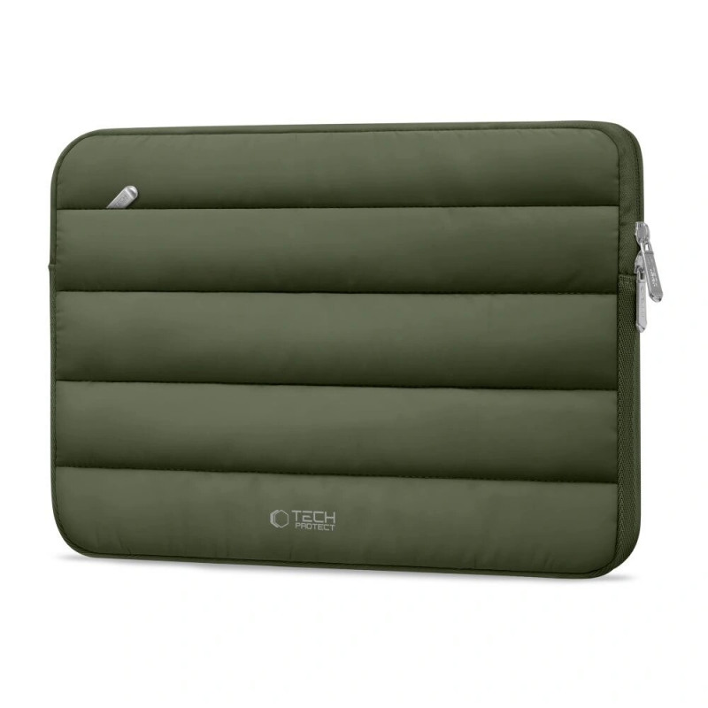 Tech-Protect Fluffy Laptop Case 13-14", Army Green