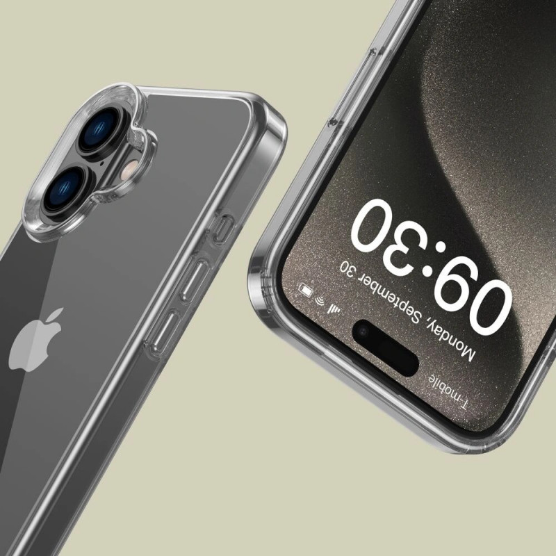 Tech-Protect Flexair Hybrid Case for Apple iPhone 16, Clear