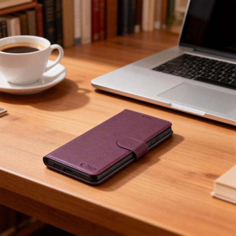 Tech-Protect Wallet Case for Samsung Galaxy A36 / A56 / A37 5G, Burgundy