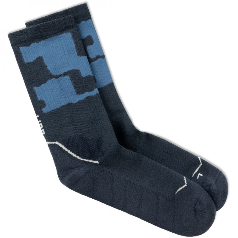 Buff Merino MW Crew Socks MWC2, Night Blue, L