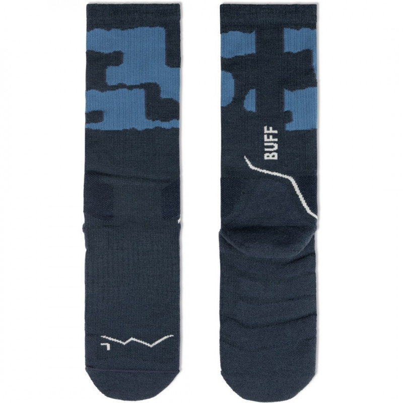 Buff Merino MW Crew Socks MWC2, Night Blue, L