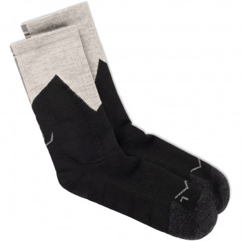 Buff Merino MW Crew Socks MWC1, Black, L