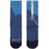 Buff Merino MW Crew Socks MWC1, Blue, L