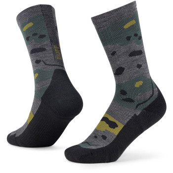 Buff Merino Lightweight Crew Sock LWC2, Grey, L