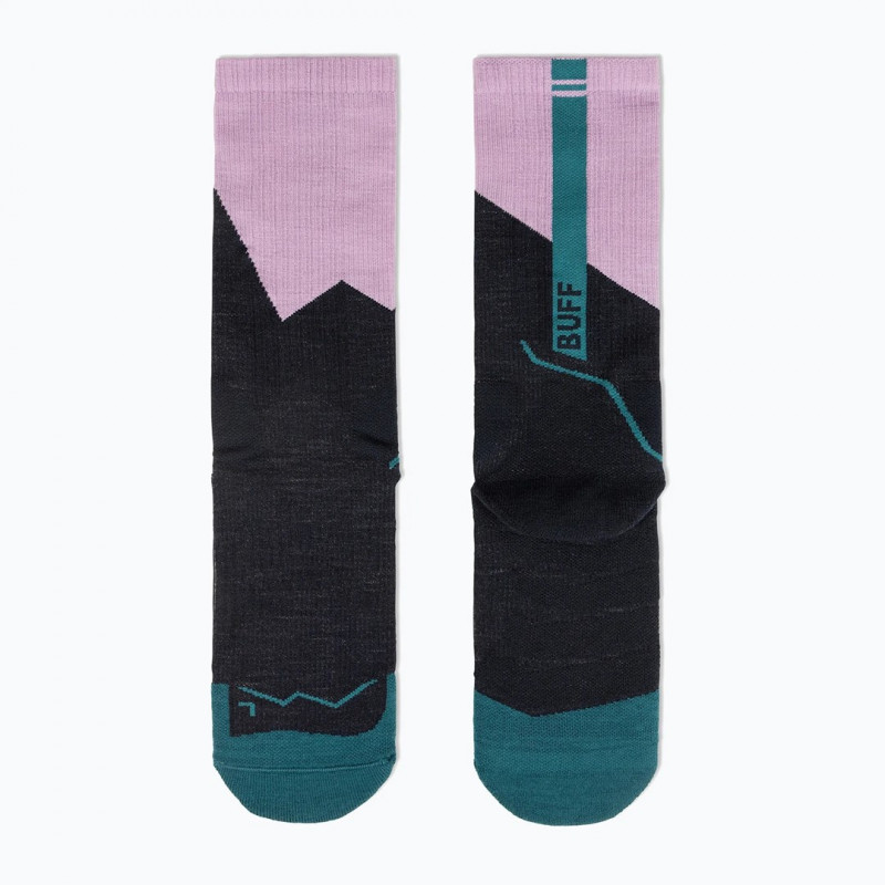 Buff Merino MW Crew Socks MWC1, Orchid, L