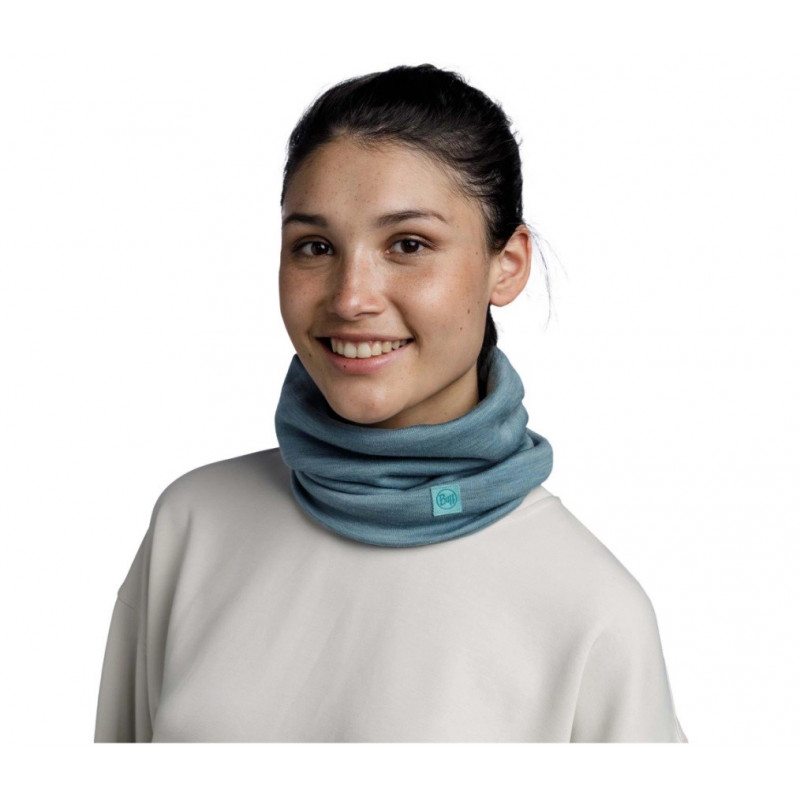 Buff Merino Heavyweight multifunctional neck warmer, solid pool
